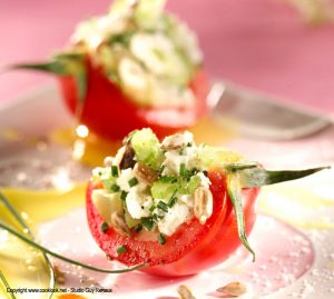 Tomates au céleri et au chèvre