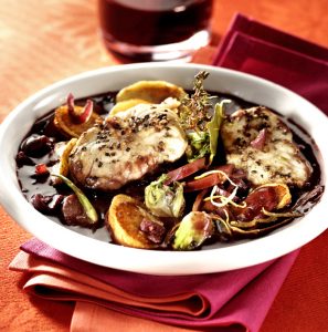 Civet de lotte au vin de Chinon